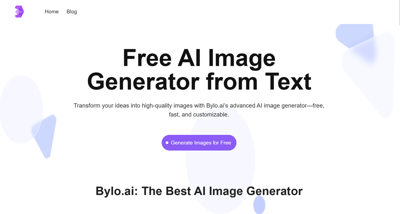 Bylo.ai: 免费的 AI 图像生成器4606